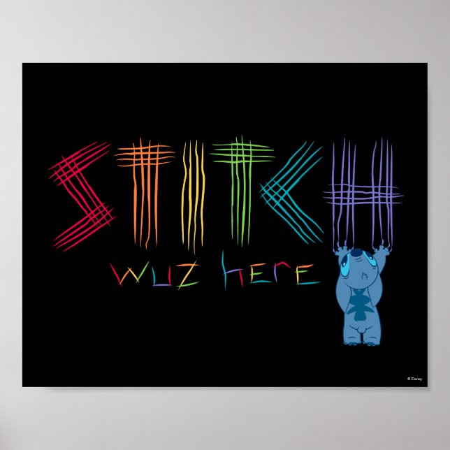 Stitch Was Here Poster (Front)