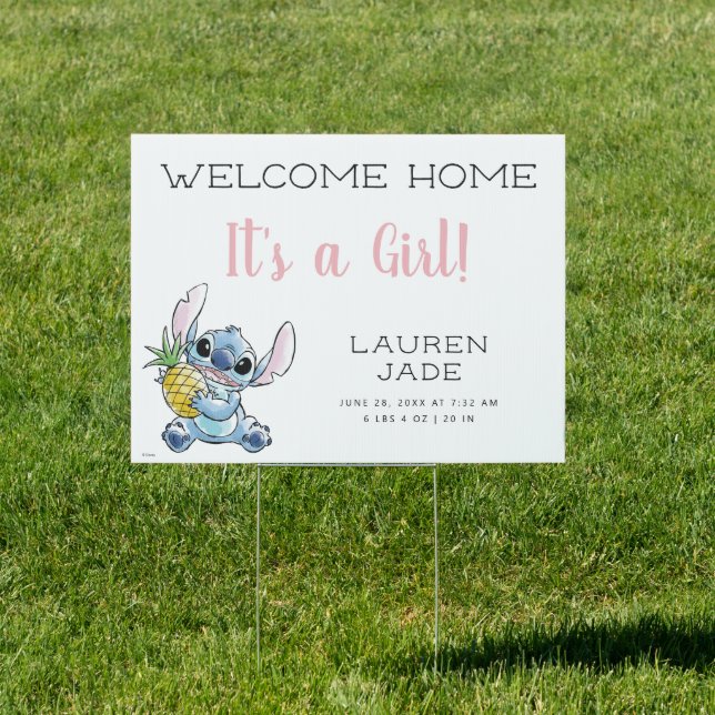 Stitch | Welcome Baby Sign (Insitu)