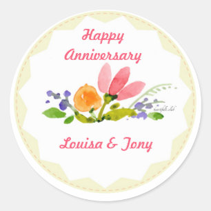 Stitched Border Sticker