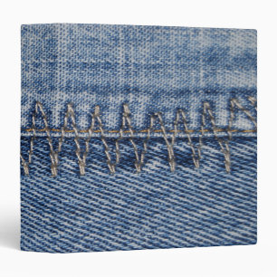 Stitched Denim Binder