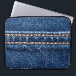 Stitched denim: closeup jeans texture. laptop sleeve<br><div class="desc">Blue denim texture with stitch line closeup,  Jeans background
Jeans' texture,  stitches and blue. Denim's charm,  closeup and true.
Blue denim texture with stitch line closeup for a jeans background.
jeans,  denim,  seam,  background,  pattern,  white,  blue,  textures,  of,  fabric,  old,  stone,  yellow,  textile,  clothing,  cotton,  fiber,  indigo,  woven,  material</div>