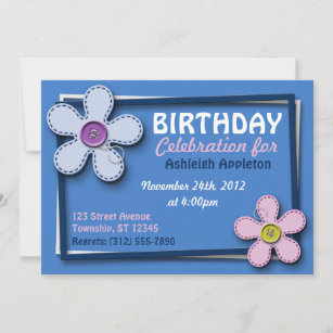 Stitch Birthday Invitations & Invitation Templates