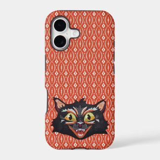 Stitched Halloween Cat iPhone 17 Case