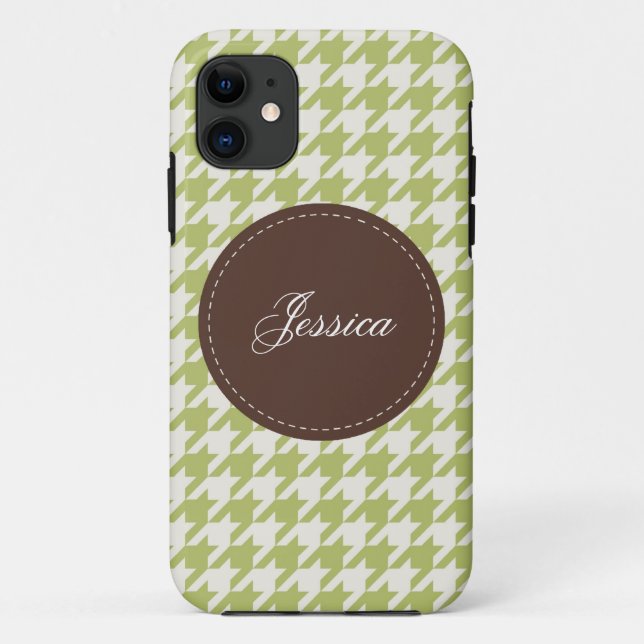 Stitched Houndstooth Case-Mate iPhone Case (Back)