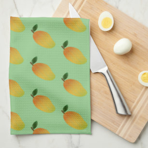 Stitched mango design kitchen towel