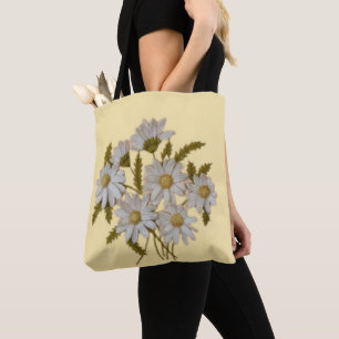 Stitched with Love: Hand-Embroidered Design Tote B Bag