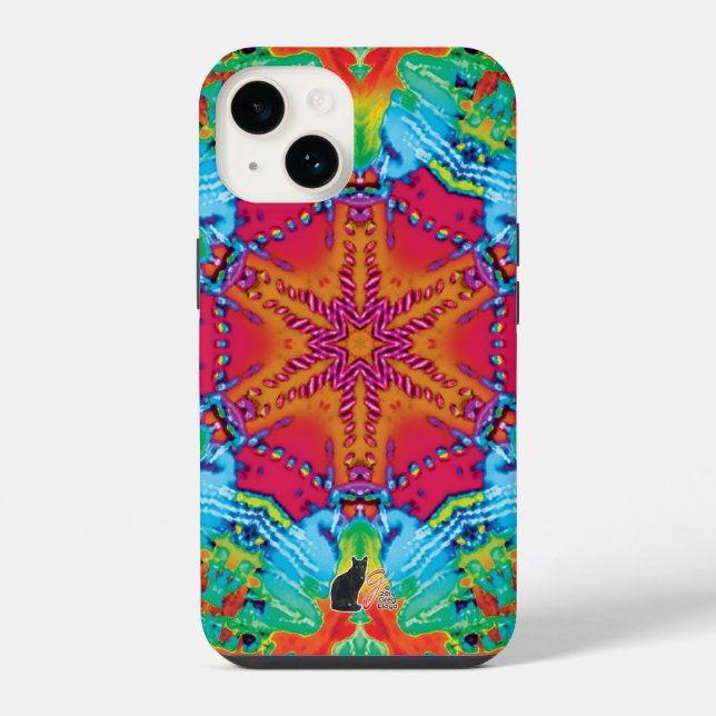 Stitches Kaleidoscope Iphone Case (Back)