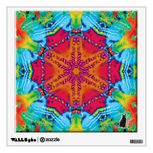 Stitches Kaleidoscope Wall Sticker