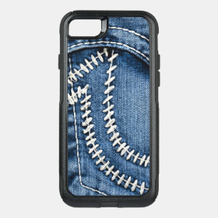 Stitches on Jeans Pocket OtterBox Commuter iPhone SE/8/7 Case