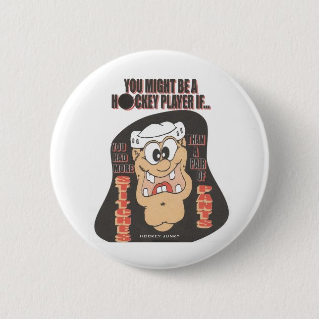 STITCHES PINBACK BUTTON (Front)