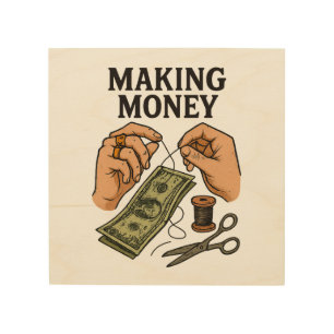 Stitching Money – Handmade Fortune Art