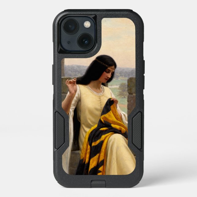 Stitching the Standard by Edmund Leighton Otterbox iPhone Case (Back)