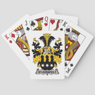 Stjernfelt Family Crest Poker Cards