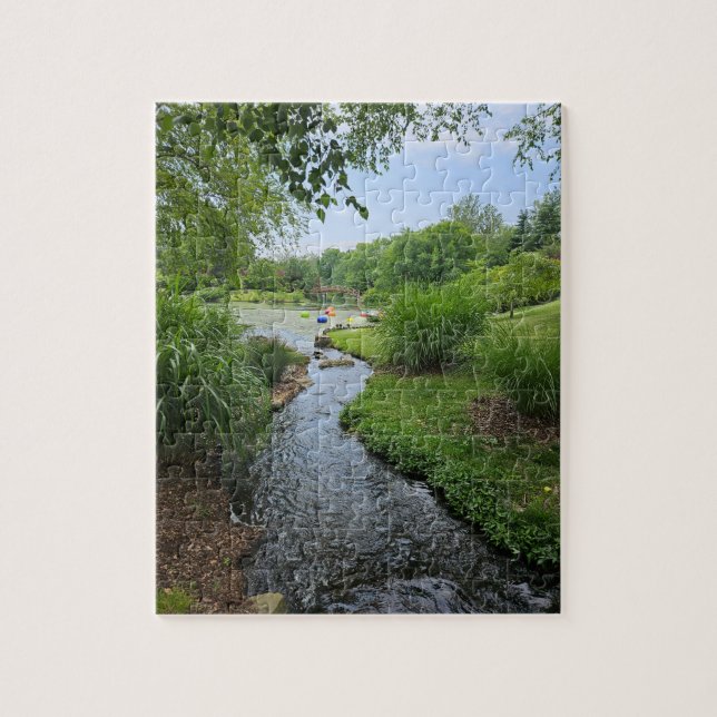 STL Botanical garden waterway Puzzle (Vertical)