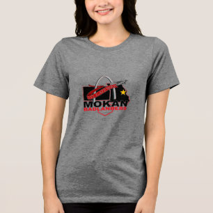 STL Gateway Badlanders Centered Dark Color Tri-Blend Shirt