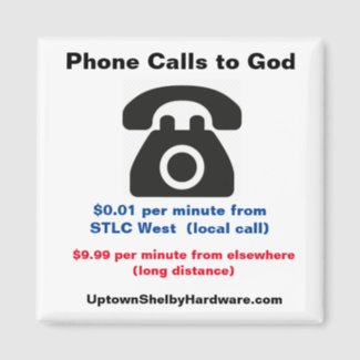 STLC West Phone Calls to God fun magnet