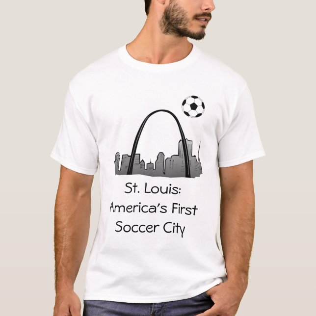 stlouis, St. Louis: America's First Soccer City T-Shirt (Front)