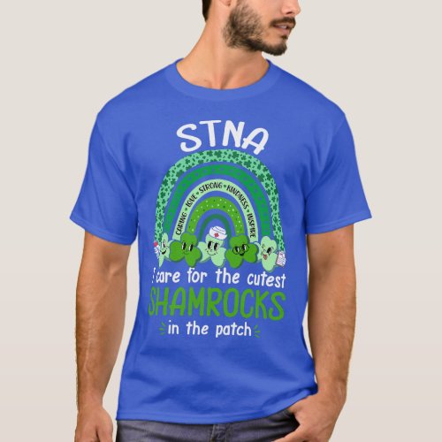 STNA Cutest Shamrocks Nurse St Patricks Day Women T_Shirt