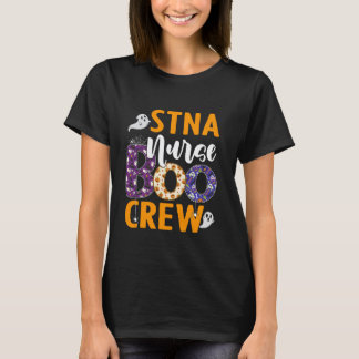 STNA Nurse Boo Crew Scary Nurse Halloween Ghost Sp T-Shirt