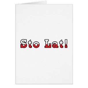 Sto Lat Polish Flag Cards