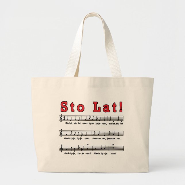 Sto Lat! Song Bags (Front)