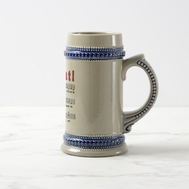 Sto Lat! Song Beer Stein (Right)