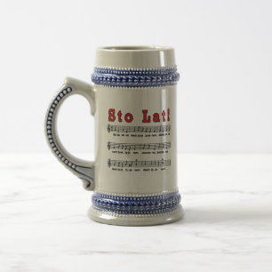 Sto Lat! Song Beer Stein