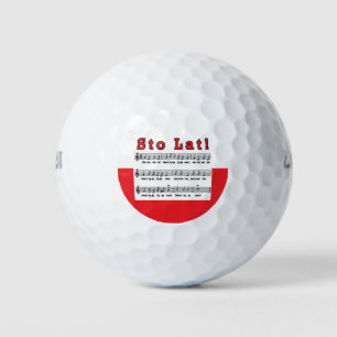 Sto Lat! Song Golf Balls