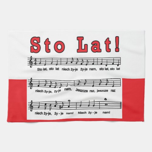 Sto Lat Song Kitchen Towel