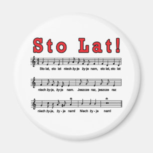 Sto Lat! Song Magnet