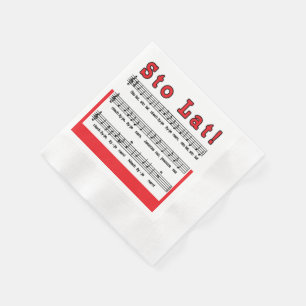 Sto Lat! Song Napkins