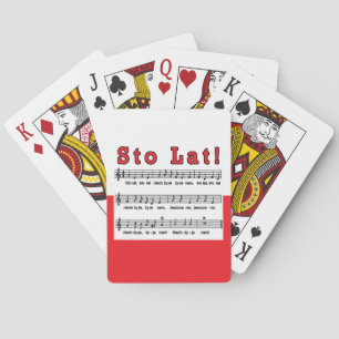 Sto Lat! Song Poker Cards