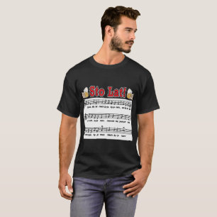 Sto Lat! Song With Beer Mugs T-Shirt