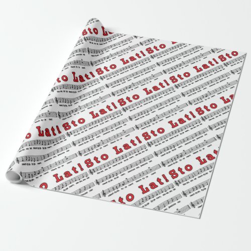 Sto Lat Song Wrapping Paper