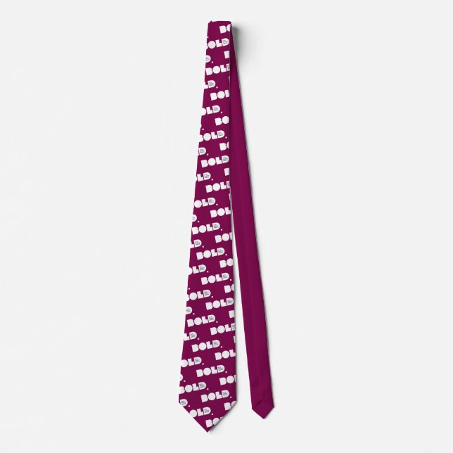 Stoa Bold Burgundy Necktie (Front)