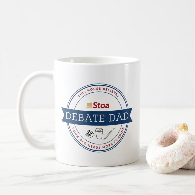 Stoa Debate Dad  Mug   (With Donut)