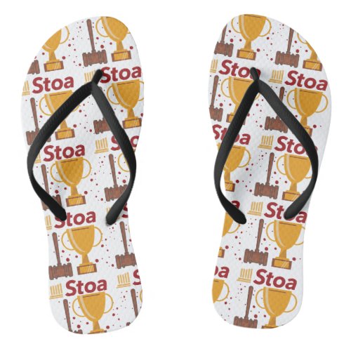Stoa Logo Flip Flops