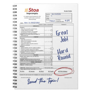 Stoa Speech Ballot 5th and Below Notebook