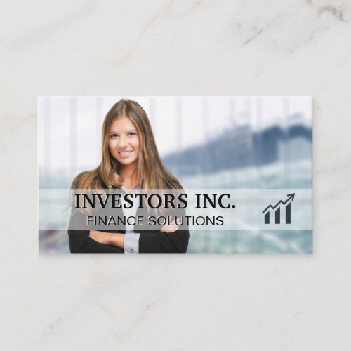 Stock Broker  Financial Business Woman Business Card