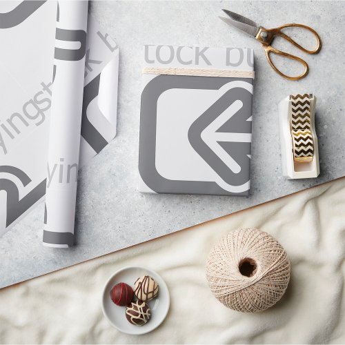Stock Buying Icon Wrapping Paper