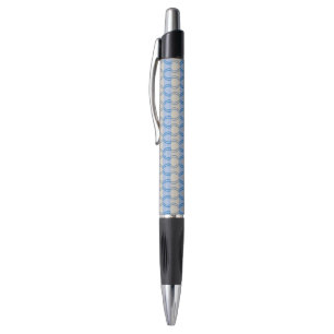 Stock Candystripe Blue Tan Pen
