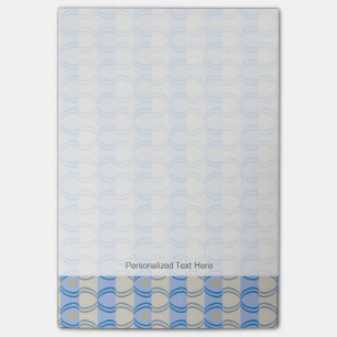 Stock Candystripe Blue Tan Post-it Notes