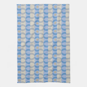 Stock Candystripe Blue Tan Towel