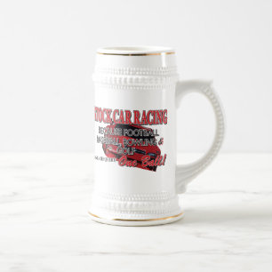 Stock Car Racing Beer Stein