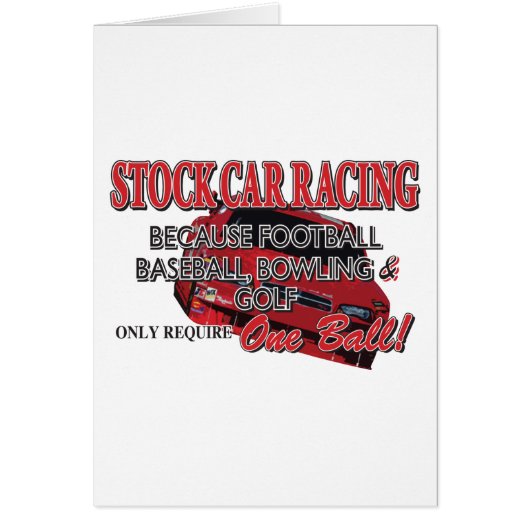 Stock Car Racing Cards (Front)
