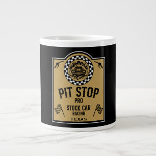 Stock Car Racing Gift Giant Coffee Mug