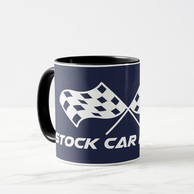 Stock Car Racing Mug (Front Left)