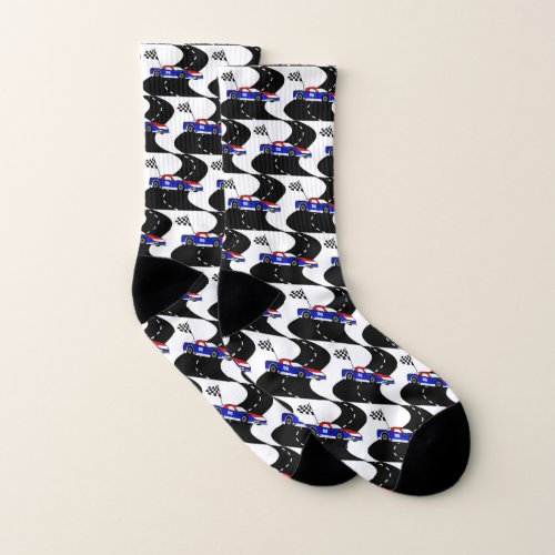Stock Car Racing Socks
