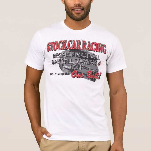 Stock Car Racing T-Shirt (Front)