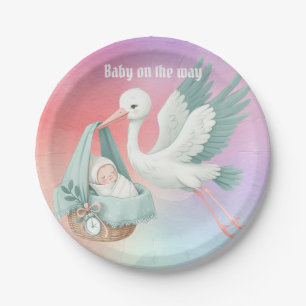 Stock carrying baby paper plates